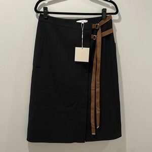 Tibi Side Button Skirt